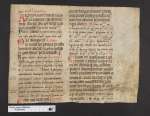 Cod. Guelf. 179 Noviss. 2° — Fünf Fragmente liturgischer Handschriften (Fragment) — Niedersachsen (?), 13.-15. Jh.