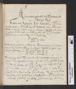 Cod. Guelf. 2.3.10 Musica (6) — Friedrich Emanuel Praetorius: Kurzer, doch gründlicher Unterricht vom Generalbass — Lüneburg, 17. Jh., 1. Hälfte