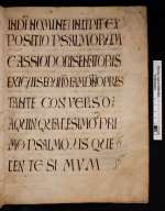 Cod. Guelf. 24 Weiss. — Cassiodorus: Commentarius in psalmos LI–C — Weißenburg, 8./9. Jh.