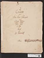 Cod. Guelf. 260 Mus. Hdschr. — Christian Westerhoff: Cocertos in C-Dur — Deutschland, 1790–1799