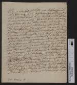 Cod. Guelf. 261 Noviss. 8° — Brief von Christian Weise — 1772 / 1777