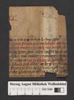 Cod. Guelf. 404.10 Novi (22) — Rechtsbuch Niederdeutsch. Fragment — 14. Jh.