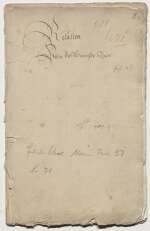 Jülichsche Registratur 1084 (I) — Philipp Hainhofer, Reiserelation München 1611 (fol. 1r–21r) — 1611