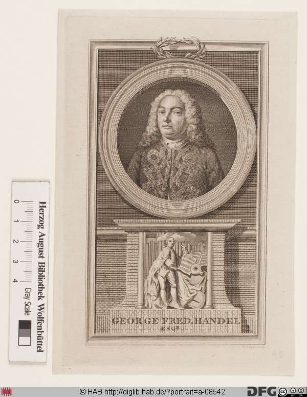 Bildnis Georg Friedrich Händel (engl. Handel)