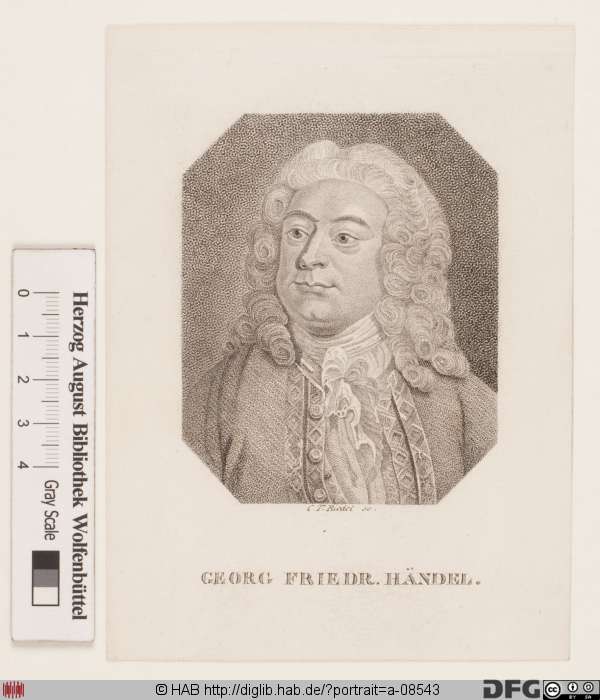 Bildnis Georg Friedrich Händel (engl. Handel)