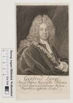 Bildnis Gottfried Lange, Johann Gottlieb Gleditsch - 1719 (Quelle: Digitaler Portraitindex)