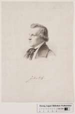 Bildnis (August Wilhelm) Julius Rietz, Weger, August -  (Quelle: Digitaler Portraitindex)
