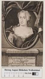 Bildnis Christiana Mariana von Ziegler, geb. Romanus, Johann Benjamin Brühl -  (Quelle: Digitaler Portraitindex)