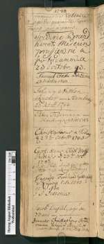 Besucherbuch, Bd. 3, 17. Okt. 1743, Eintrag Voltaire (BA I, 152, 57v)