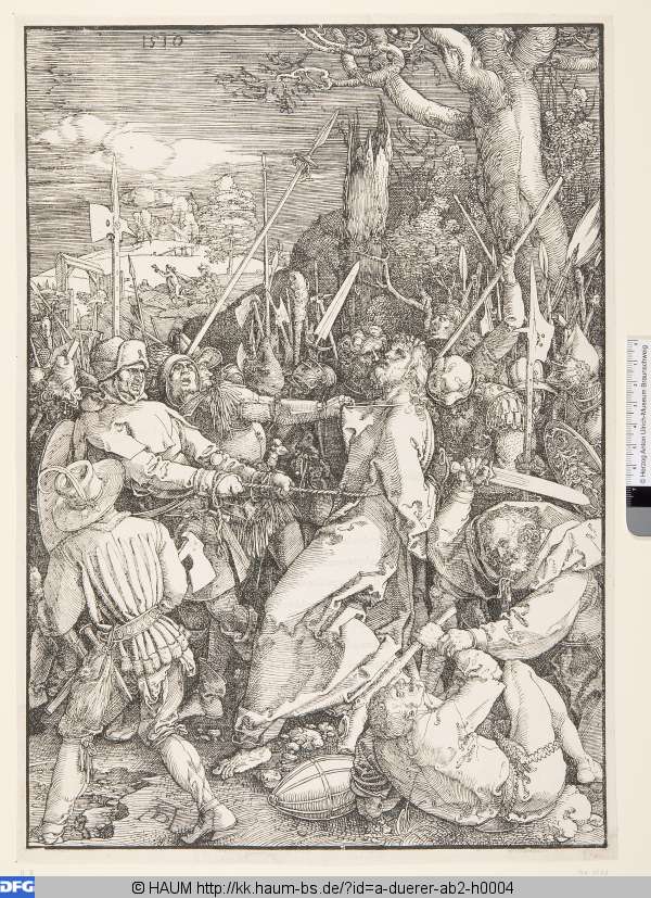 Gefangennahme Christi, Albrecht Dürer, 1510