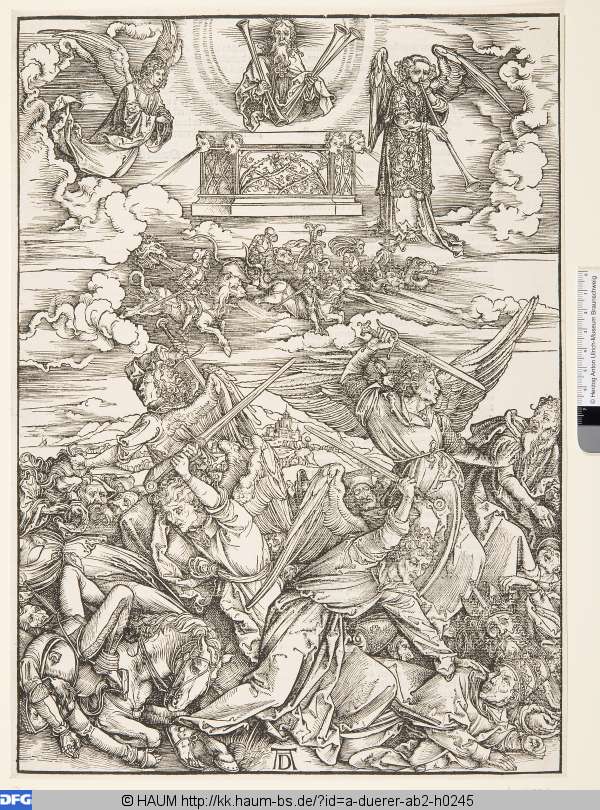 Der Engelkampf, Albrecht Dürer, 1496