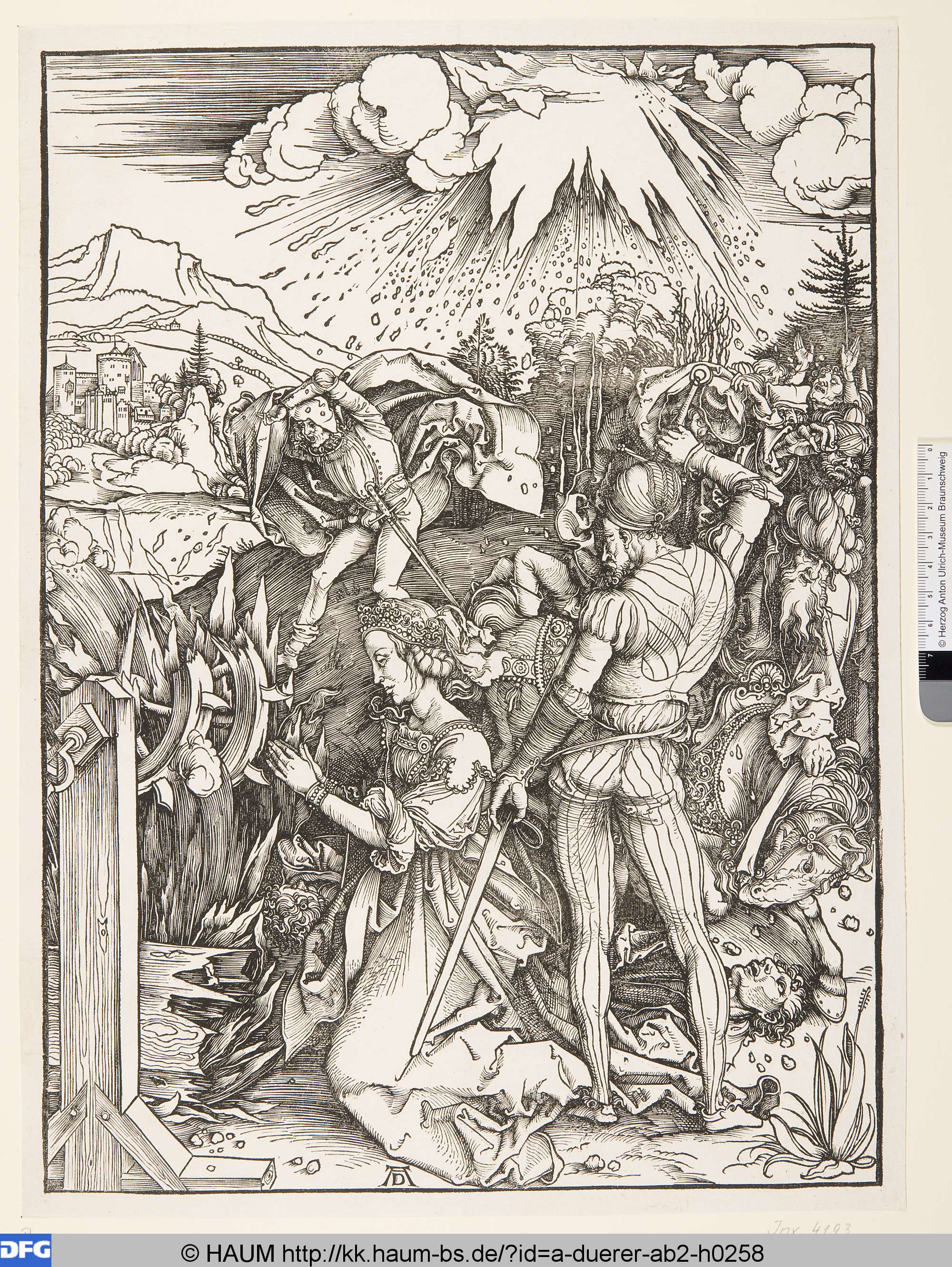 Die Marter der Hl. Katharina, Albrecht Dürer, 1491–1528