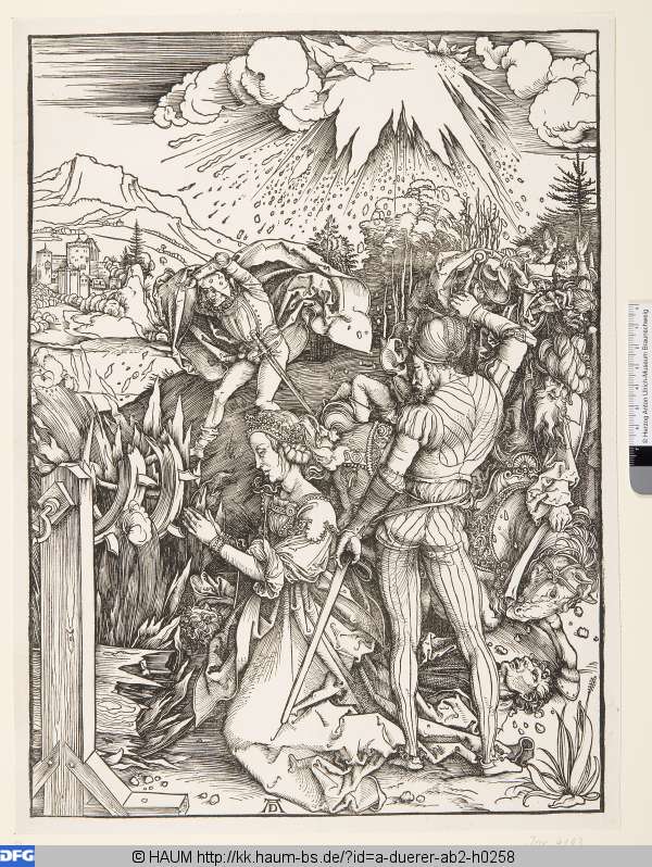 Die Marter der Hl. Katharina, Albrecht Dürer, 1491–1528