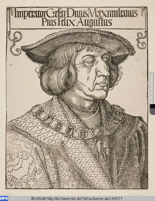 Kaiser Maximilian I., Albrecht Dürer, 1519