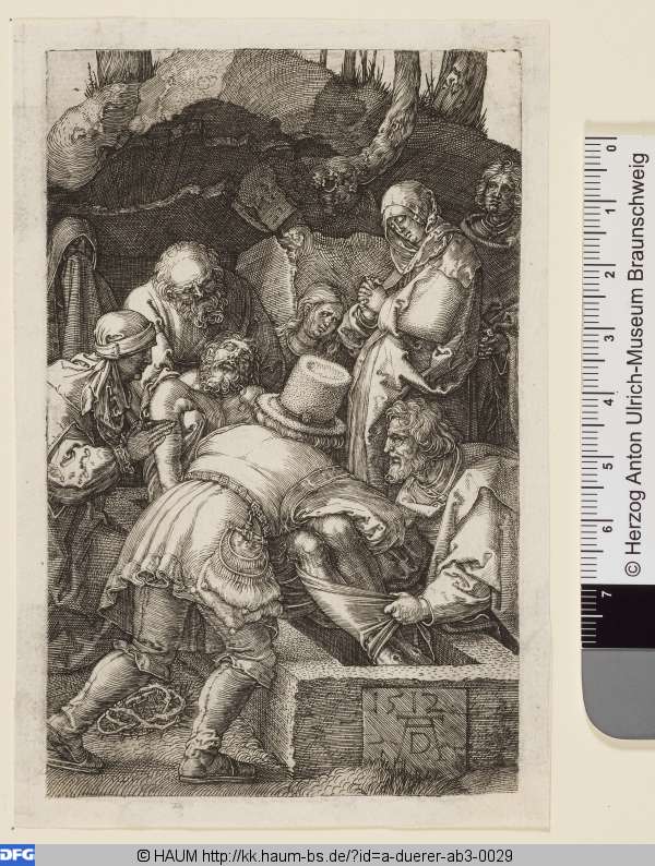 Die Grablegung, Albrecht Dürer, 1512
