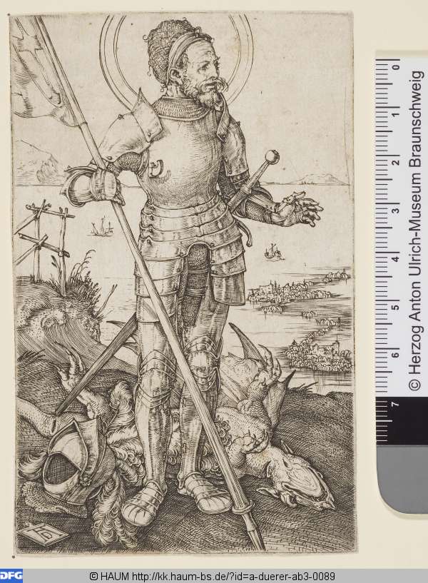 Der Hl. Georg zu Fuß, Albrecht Dürer, 1491–1528