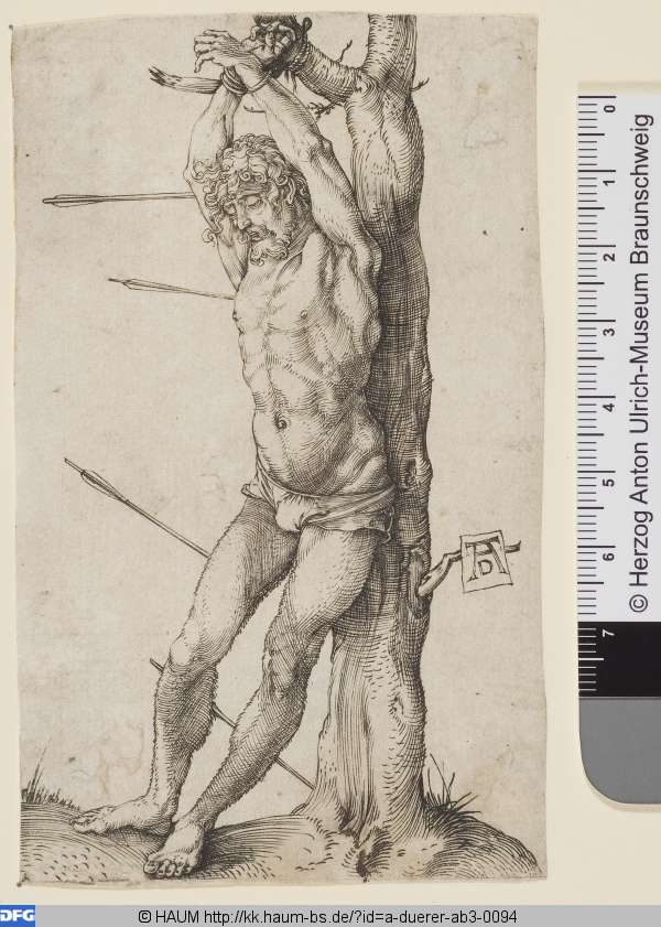 Der Hl. Sebastian am Baume, Albrecht Dürer, 1491–1528