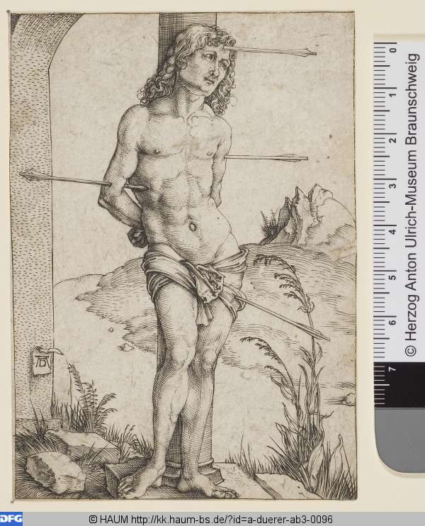 Der Hl. Sebastian an der Säule, Albrecht Dürer, 1498–1499