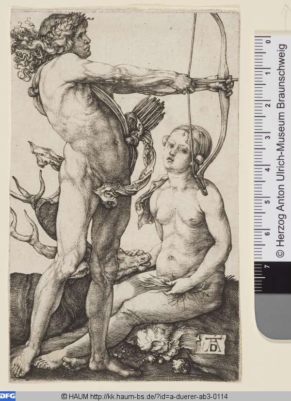 Apoll und Diana, Albrecht Dürer, 1503–1504