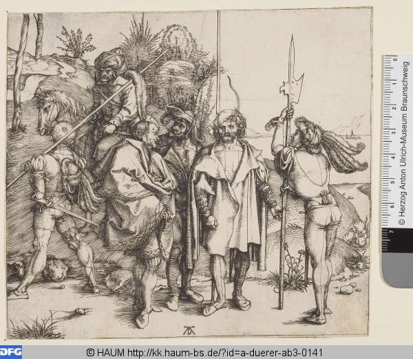 Die sechs Kriegsleute, Albrecht Dürer, 1491–1528