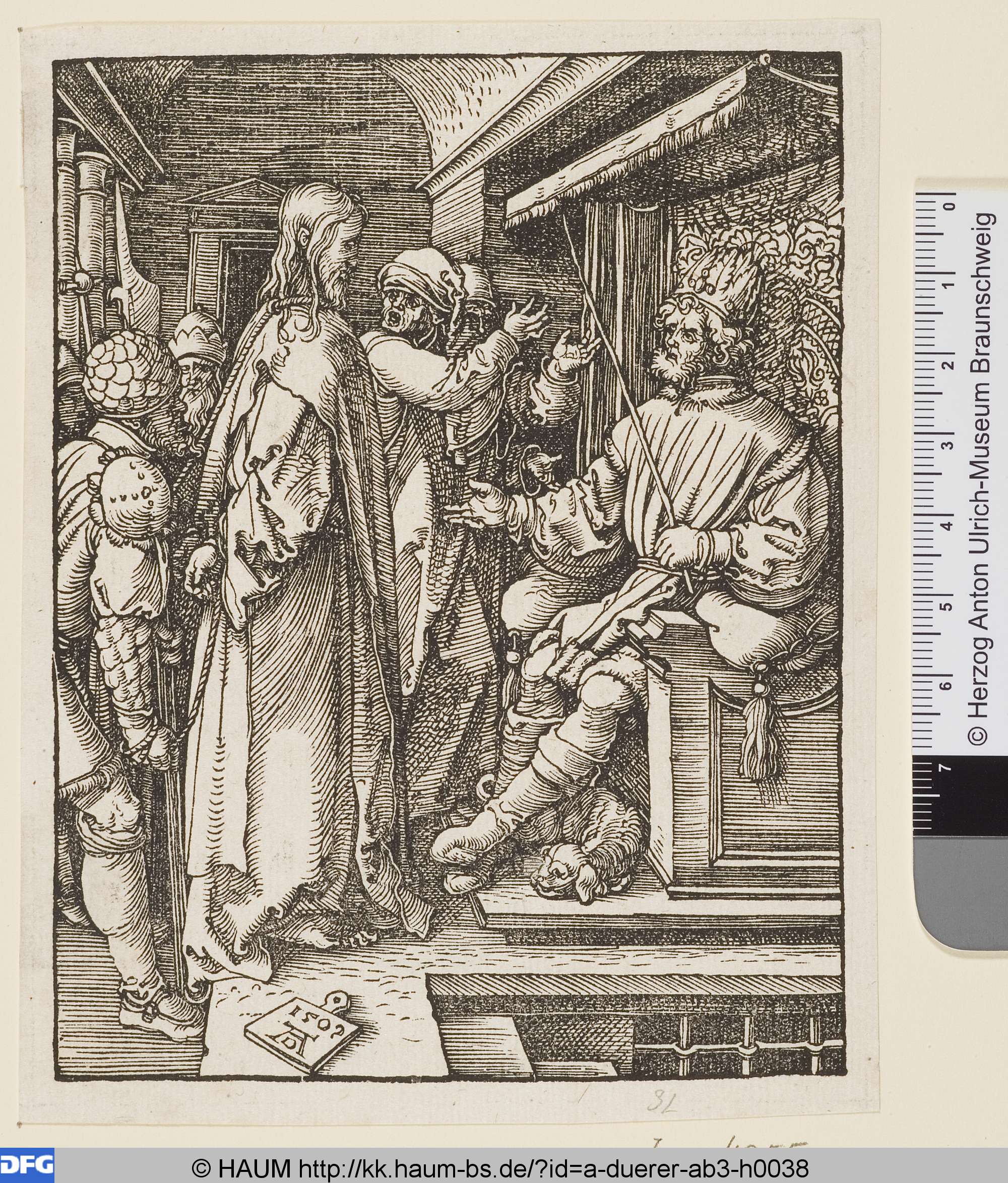 Christus vor Herodes, Albrecht Dürer, 1509