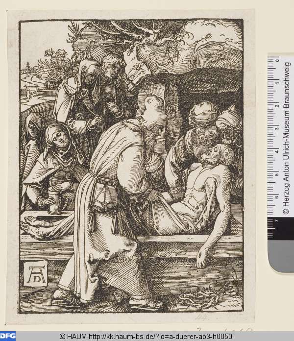 Die Grablegung, Albrecht Dürer, 1509