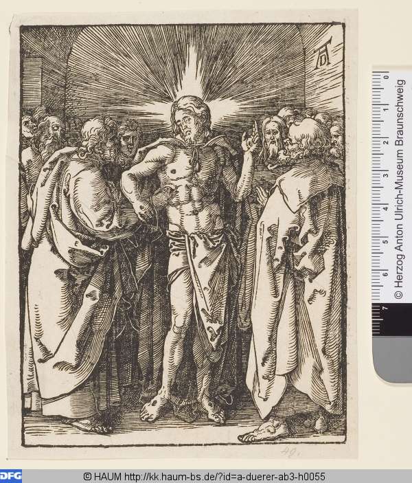 Der ungläubige Thomas, Albrecht Dürer, 1509