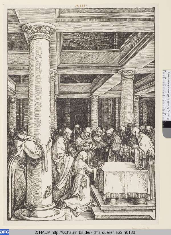 Die Darstellung im Tempel, Albrecht Dürer, 1505