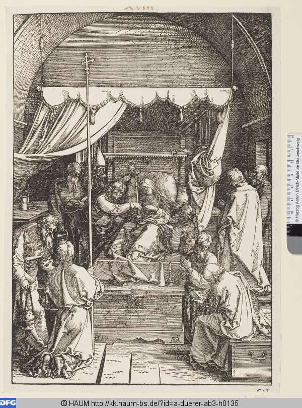 Der Tod Mariens, Albrecht Dürer, 1510