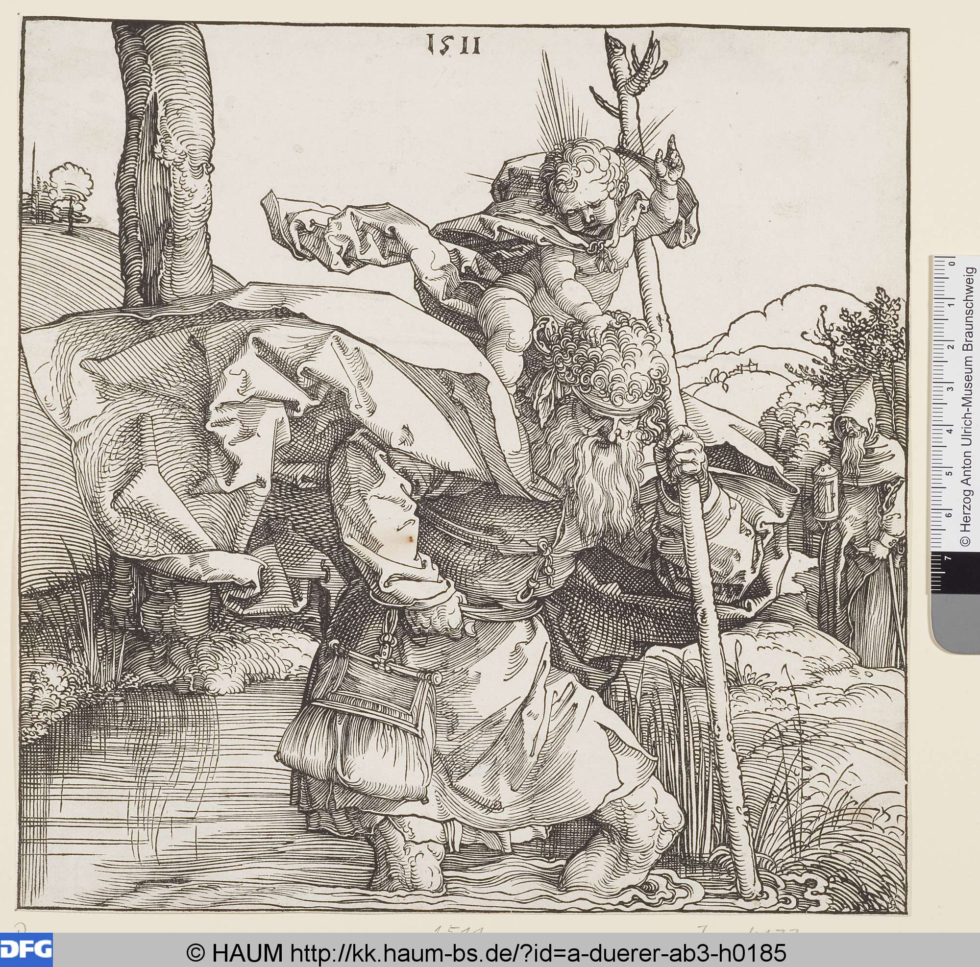 Der Heilige Christophorus, Albrecht Dürer, 1511