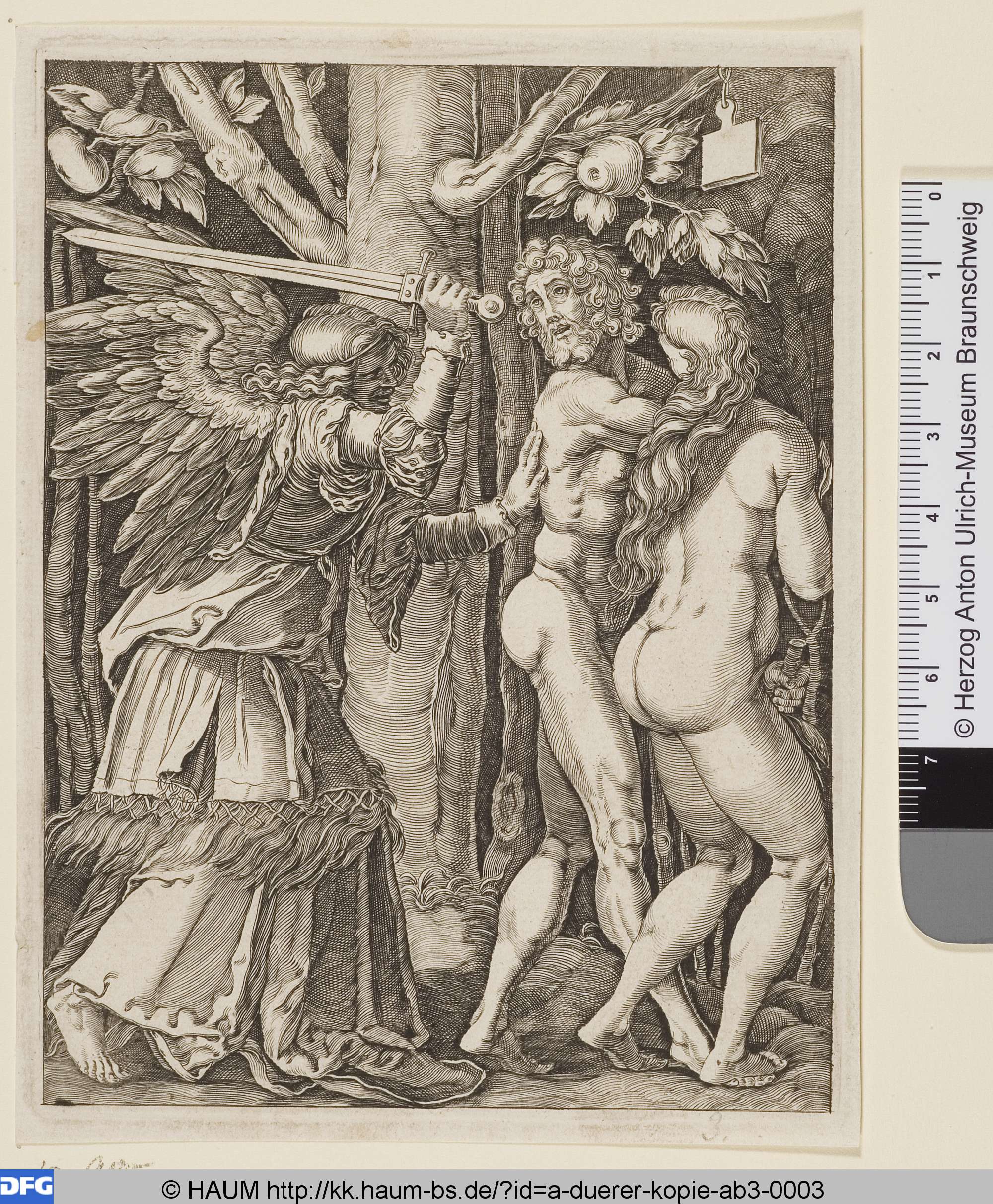 Die Vertreibung, Albrecht Dürer, 1630–1673