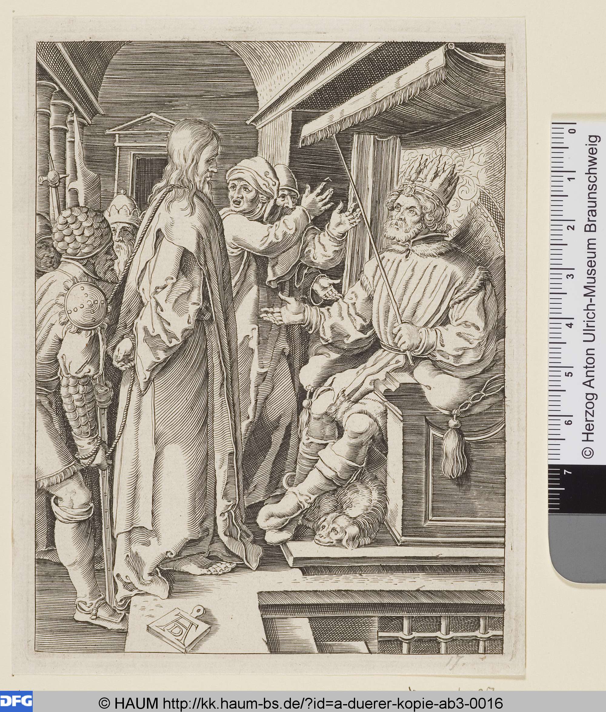 Christus vor Herodes, Albrecht Dürer, 1630–1673