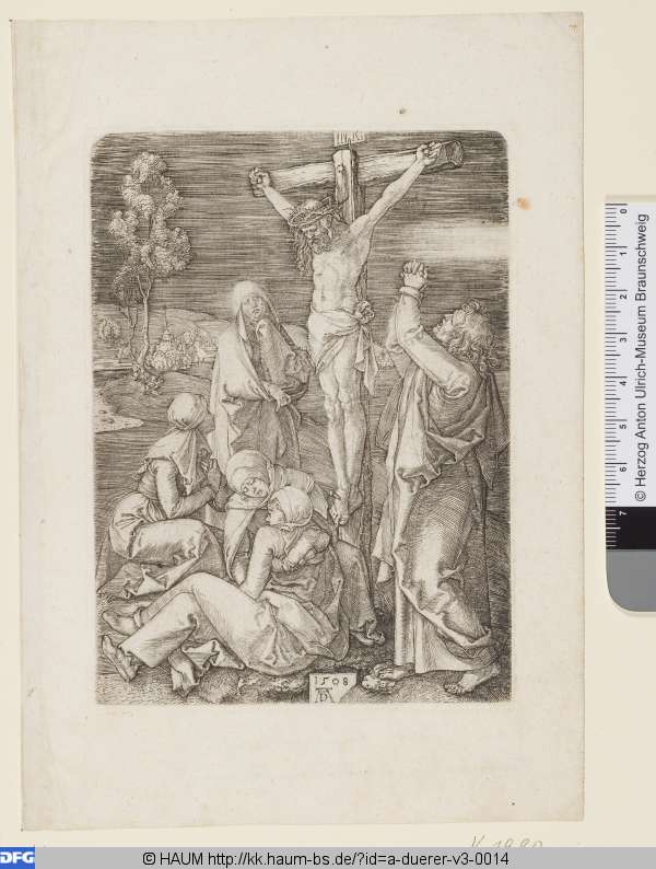 Christus am Kreuz, Альбрехт Дюрер, 1508