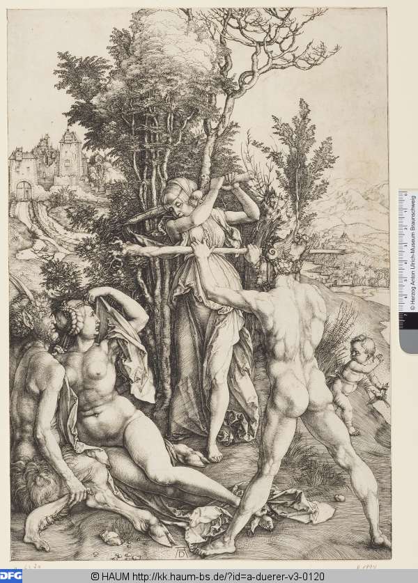 Die Eifersucht, Albrecht Dürer, 1498–1499