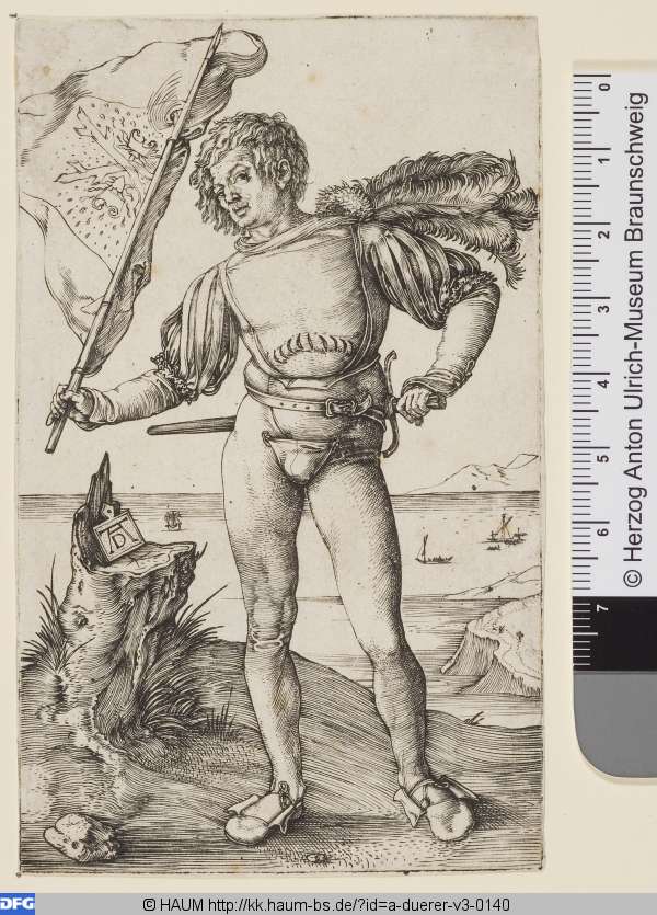 Der Fahnenjunker, Albrecht Dürer, 1491–1528