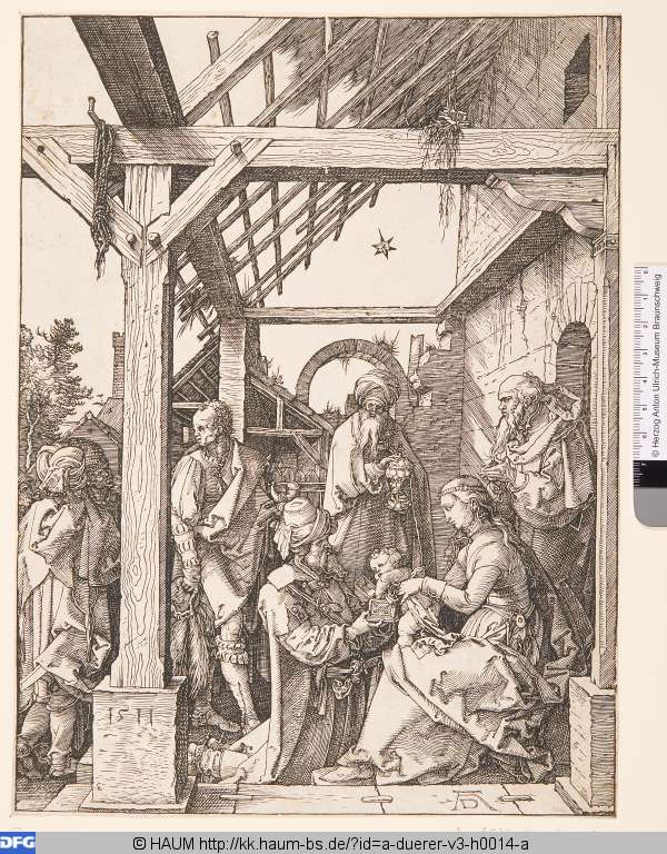 Die Anbetung der Könige, Albrecht Dürer, 1511