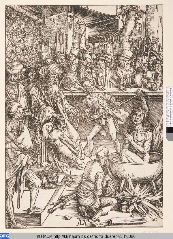 Die Marter des Evangelisten Johannes, Albrecht Dürer, 1496