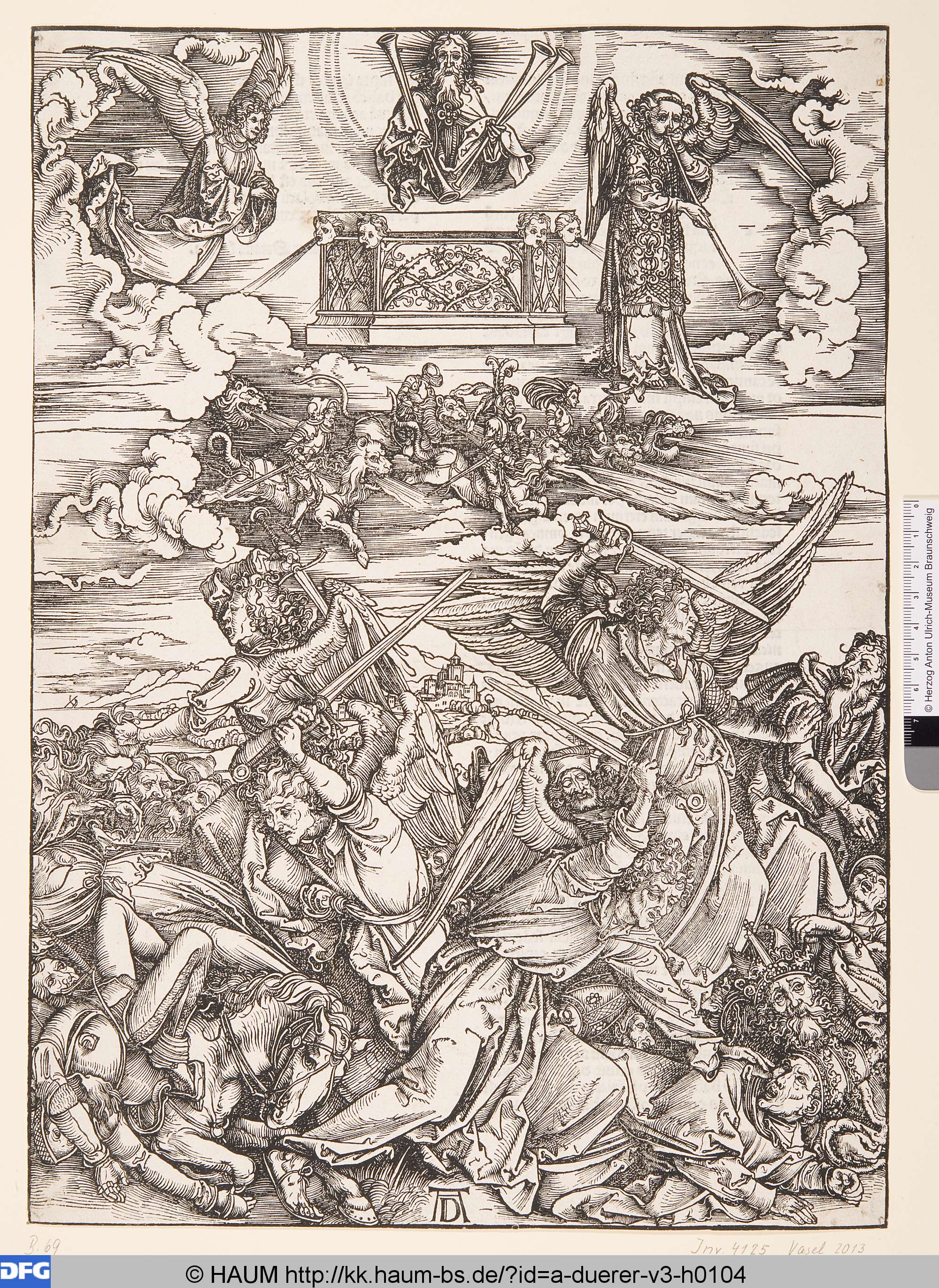 Der Engelkampf, Albrecht Dürer, 1496
