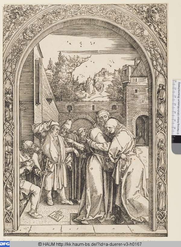 Joachim und Anna unter der Goldenen Pforte, Albrecht Dürer, 1509