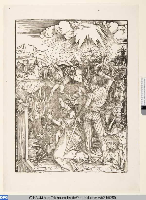 Die Marter der Hl. Katharina, Albrecht Dürer, 1491–1528
