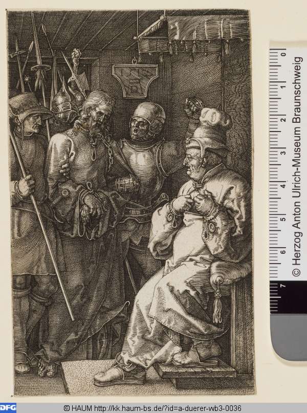 Christus vor Kaiphas, Albrecht Dürer, 1512