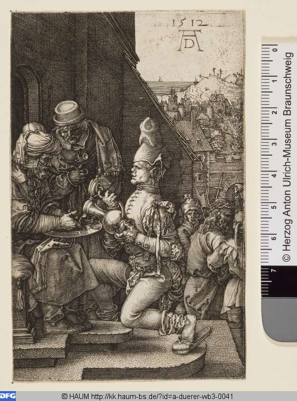 Pilatus wäscht sich die Hände, Albrecht Dürer, 1512