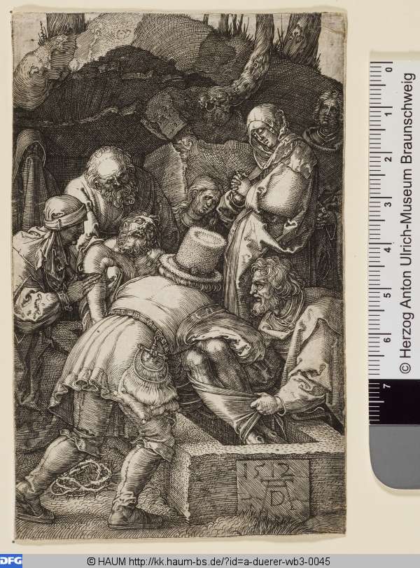 Die Grablegung, Albrecht Dürer, 1512