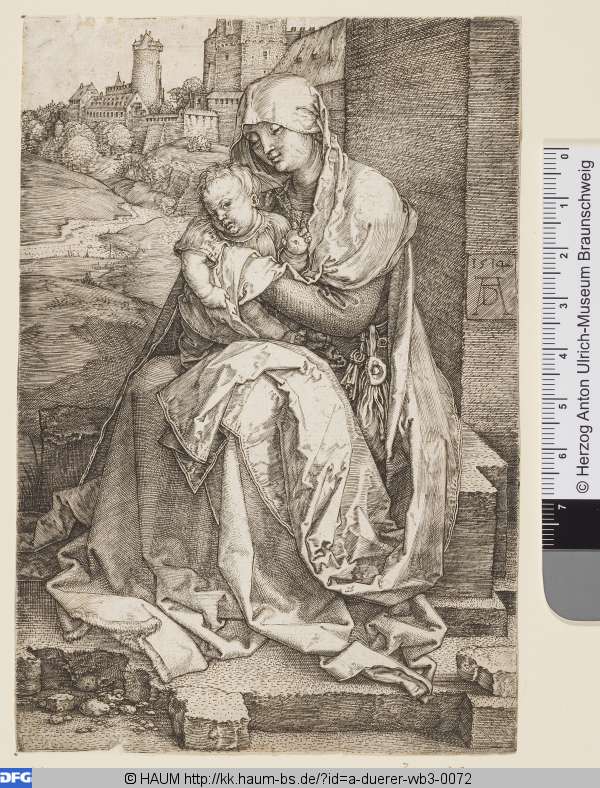 Maria mit dem Kind an der Mauer, Albrecht Dürer, 1514