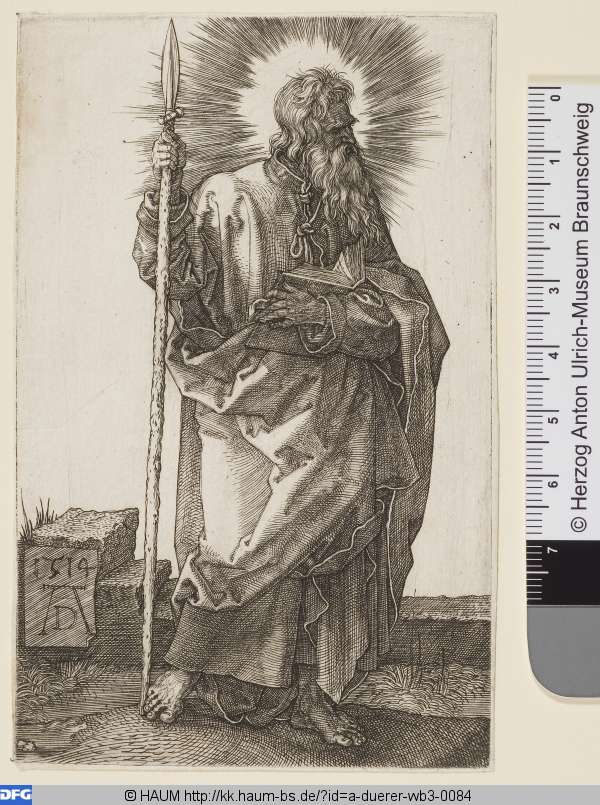 Der Apostel Thomas, Albrecht Dürer, 1514