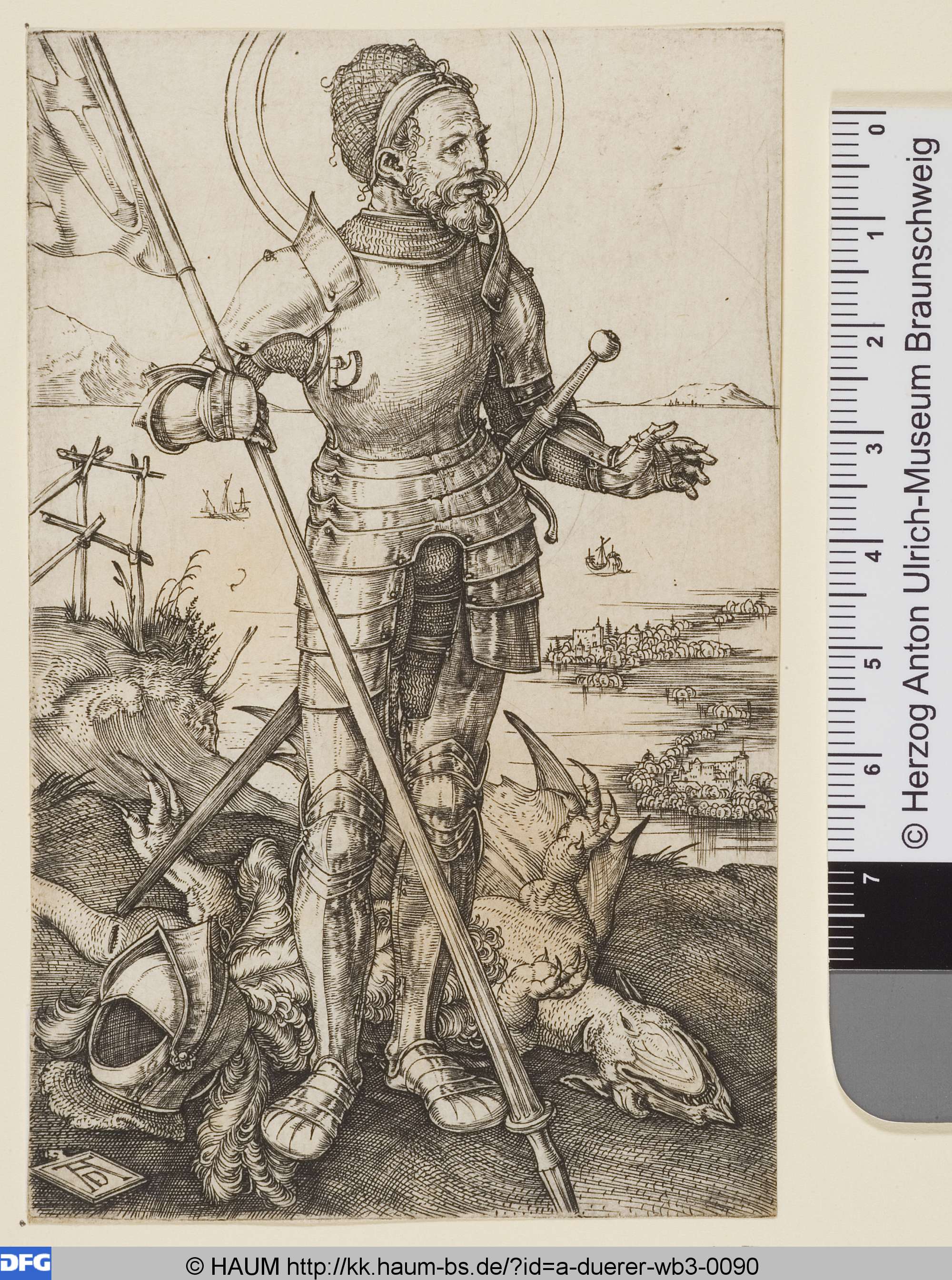 Der Hl. Georg zu Fuß, Albrecht Dürer, 1502–1508