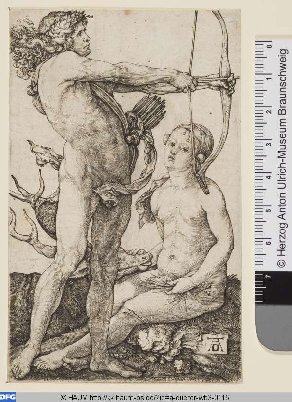 Apoll und Diana, Albrecht Dürer, 1503–1504