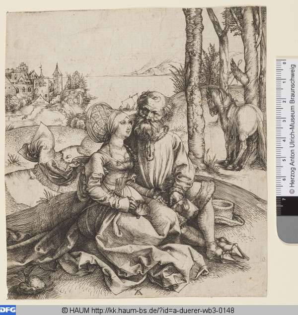 Der Liebesantrag, Albrecht Dürer, 1491–1528