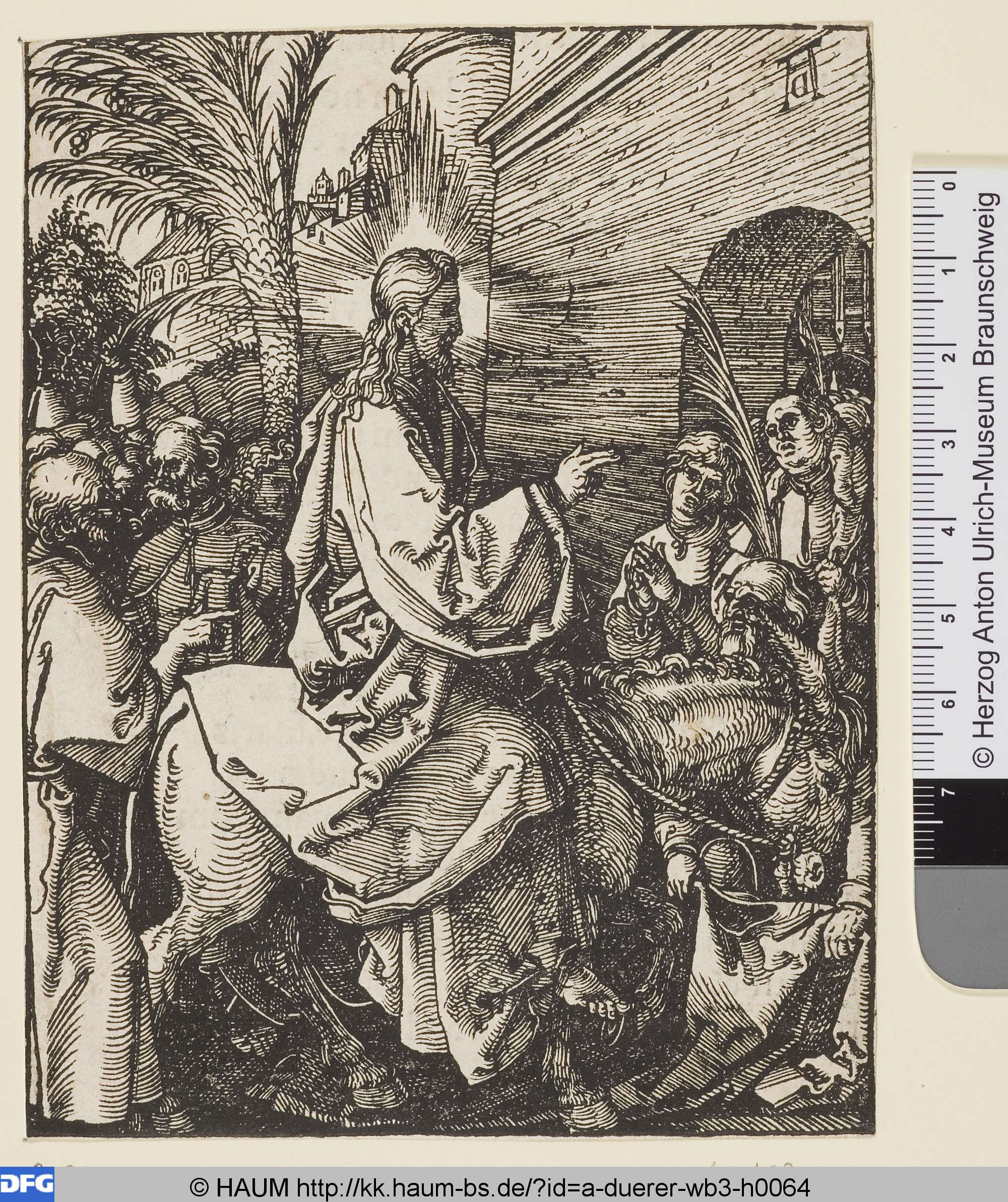 Einzug Christi in Jerusalem, Albrecht Dürer, 1508–1509