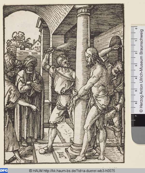 Geißelung Christi, Альбрехт Дюрер, 1509